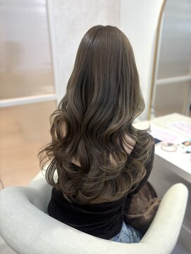 オリーブベージュ/ブリーチなしWカラー