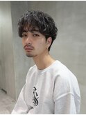 マッシュシャドウパーマスパイラルパーマ大人メンズヘア