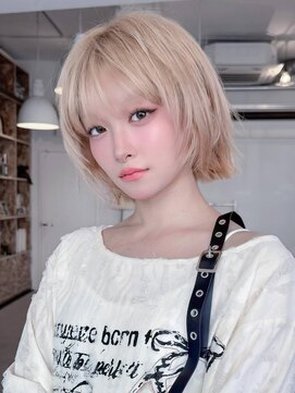 ナイロン 会津若松店(NYLON.) 《NYLON.》ハッシュハイトーンボブ