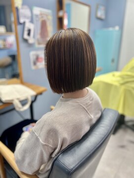リマイル 西台店(remile) ブラントボブ×ニュアンスハイライト