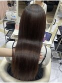hana/酸性ストレート/縮毛より柔らかい仕上がり/ブリーチ毛ok
