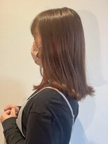 ショートヘア ハーフアンドハーフ(HALF AND HALF) 切りっぱなしミディアム