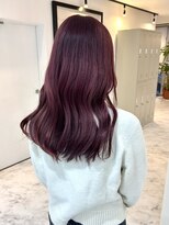 ヴィア 京都烏丸(Via) ワインレッド/レッドブラウン/ダブルカラー/ケアブリーチ/20代