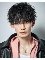 リップスヘアー 渋谷 annex(LIPPS hair)&nbsp;渋谷シャドウパーマスパイラルパーマ強めウェーブマッシュ