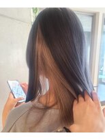 オーク たまプラーザ(OAK)&nbsp;インナーカラー×ベージュ