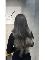 エル ヘアサロン なんば店(eL)&nbsp;ナチュラルバレイヤージュエクステ