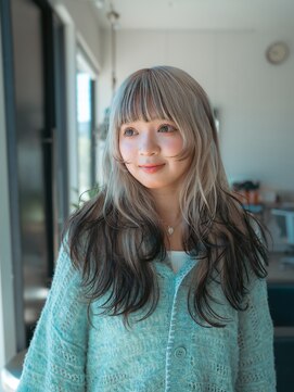 プラスヘアー(plus HAIR) 【廣瀬】ホワイトルーツカラー