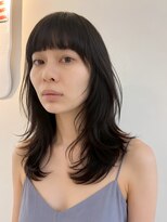 キース ヘアアンドメイク 恵比寿(kith. hair&make)&nbsp;ミディアム/レイヤーカット/顔まわりカット/ナチュラル