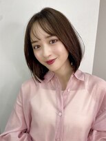 くらげ美容院 武蔵小杉&nbsp;大人可愛いナチュラルボブ