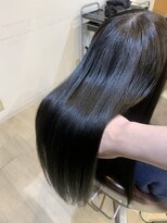 お～るうぇいず(always)&nbsp;髪質改善トリートメント縮毛矯正ストレートヘアダークグレージュ