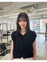 ソーソー(SoSo)&nbsp;韓国layerカットミルクブラウン