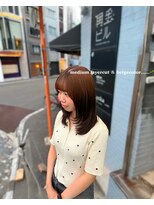 リッカテイル(Lycka till)&nbsp;ミディアムレイヤー×ベージュ8.23
