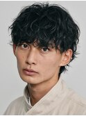 渋谷シャドウパーマ無造作パーマルーズパーマメンズマッシュ