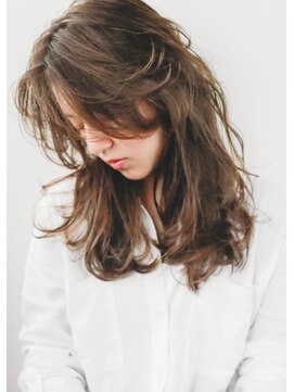 ヴェルダ 池袋店(verda) 【VERDA】 外国人風無造作パーマ×グレージュ×束感ロング