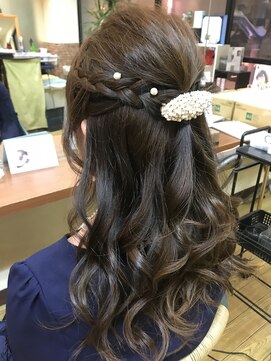 ヘアー ワンアビル(Hair One Abile) 大人可愛いパーティーヘアセット