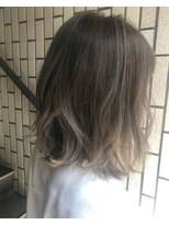 ヴィークス ヘア(vicus hair)&nbsp;夏ボブ×グレージュハイライト by 井上瑛絵