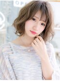 *mod's上尾*色っぽフェミニン♪くせ毛風シフォンウェーブa