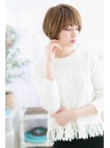 伸ばしかけにGOOD！丸みショートa