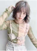 ラフウェーブボブ_厚めバングローライトスリークボブ_7305