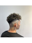 金メッシュスキンフェード