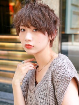 ラフィス ヘアー クラン 広島本通店(La fith hair clan) 【La fith】マロンベージュ×マッシュショート