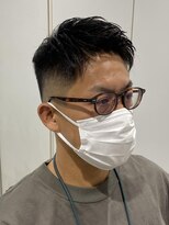 ラフなフェード風短髪ショート　日本橋