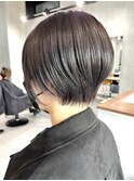 30代40代大人女性/前髪ありショートボブ/ショートヘア/髪質改善