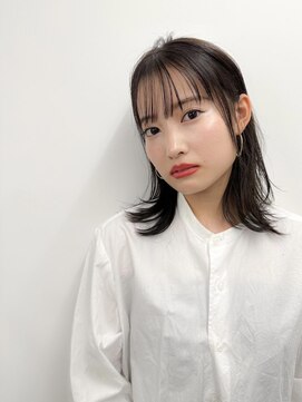 エアー 横浜(AIR) 【寺本】上品外ハネミディアムヘア！