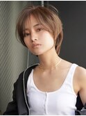 【GEEKS渋谷】ハンサムショート/ブリーチなし/シルキーベージュ