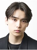 ナチュラルニュアンスセンターパートハンサムショート