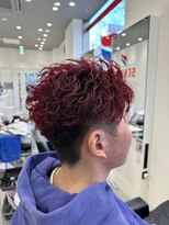 オーシャントーキョー 仙台(OCEAN TOKYO)&nbsp;ブリーチレッドカラーハイトーンアップバングショート