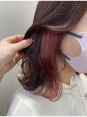 イヤリングカラー×ピンク