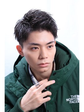 ネイビー(NAVY) エッジショート ビジネスヘア