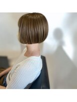エムエーヘアースタジオ(M/A hair studio.) ミニボブ◎明るめベージュ♪