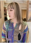 ローライト　デザインカラー　ブロンド