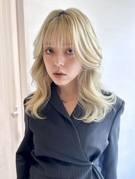 ヨーク(yoke) 【yoke×RYO】レイヤー/レイヤーカット/ブロンド/立川