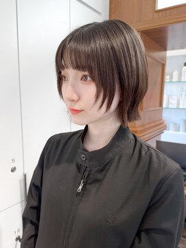 ロンドアンメゾン 原宿(Lond un Maison.) ミニウルフレイヤーカット顔周りカット前髪カット韓国ボブ/原宿