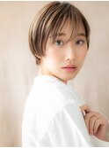 □アンブレラカラーハイライト丸みショート416北浦和10代20代