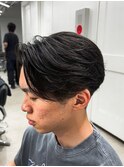 スタイリングに自信がない方も◎ニュアンスパーマセンターパート