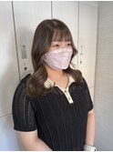 ナチュラルブラウン【透明感カラー/髪質改善】