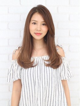 ヘアージェニック(hair genic)の写真/【東京青山のサロン直伝】貴女に合った髪質改善ストレートをご提案◎毛先Cカールで自然な丸みも可能♪