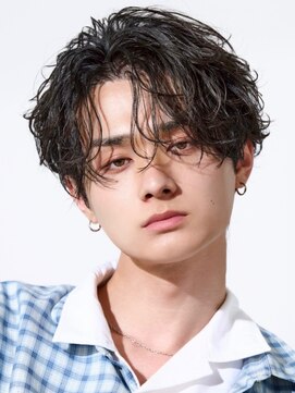 オーシャントーキョー 原宿(OCEAN TOKYO) 波巻きパーマメンズツイストスパイラルパーマセンターパート