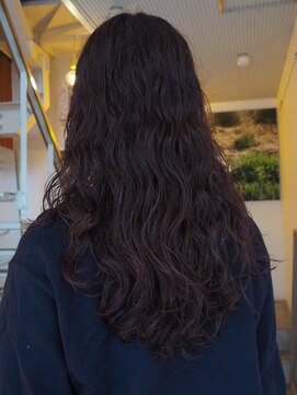 パーマ/ハードパーマ/パープルカラー BEAUTRIUM鎌倉　カギワダ