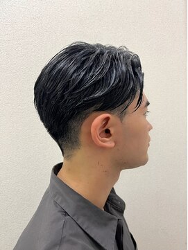 センターパートマッシュ　戸越銀座　バーバー