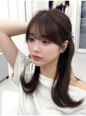 くびれレイヤー/顔まわりカット/レイヤーカット/小顔ヘア