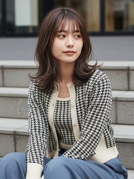 コトナ 越谷店 ミディアムヘアー/ココアグレージュ/小顔/髪質改善/越谷