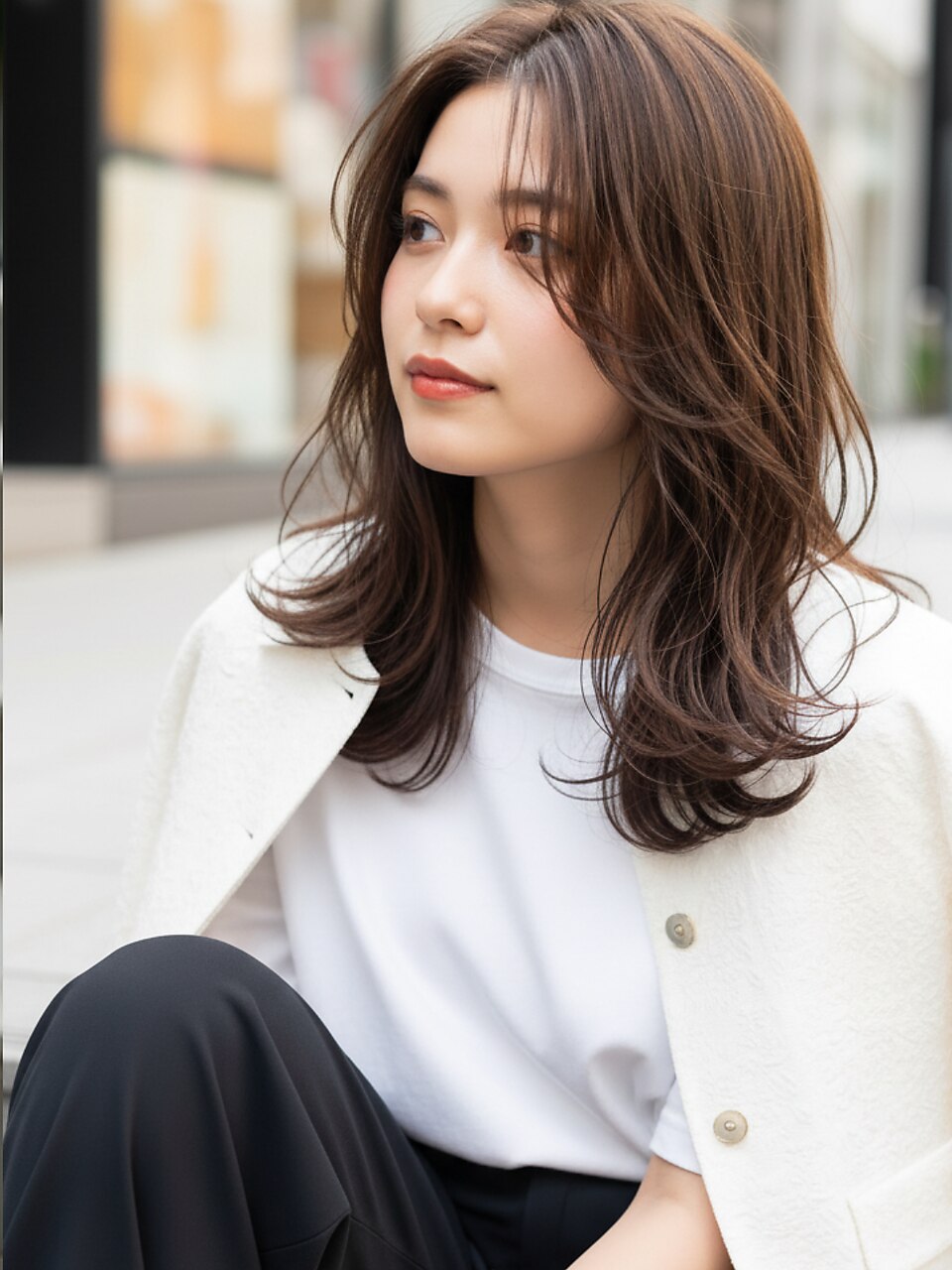 【平日限定 No.１】 カット＋髪質改善カラー＋ミルボンTr　￥8980  【越谷】