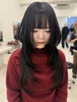 アイトーキョーエス 渋谷(AI TOKYO S)&nbsp;ハッシュカットロングレイヤー韓国レイヤーハッシュレイヤー