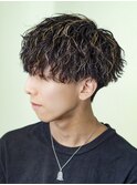 スペインカール/テーパーフェード/メンズパーマ/フェザーパーマ