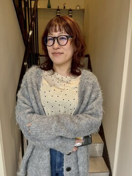 グラッド(glad) くびれミディ×オレンジブラウン